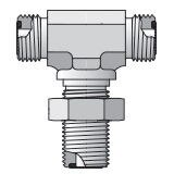 Seal-Lok O-Ring Face Seal - Bulkhead Branch Tee - Tee